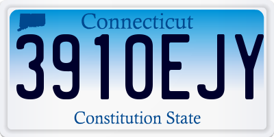 CT license plate 3910EJY