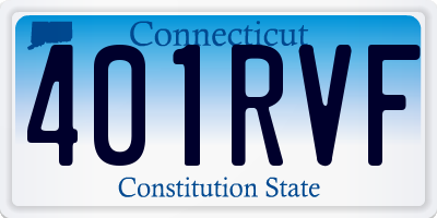 CT license plate 401RVF