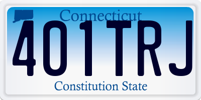 CT license plate 401TRJ