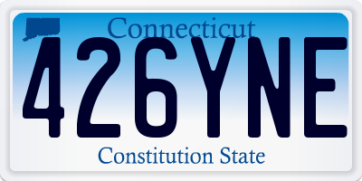 CT license plate 426YNE