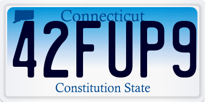 CT license plate 42FUP9