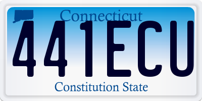 CT license plate 441ECU