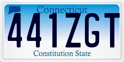 CT license plate 441ZGT