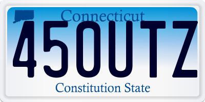 CT license plate 450UTZ