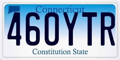 CT license plate 460YTR