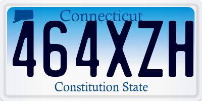 CT license plate 464XZH