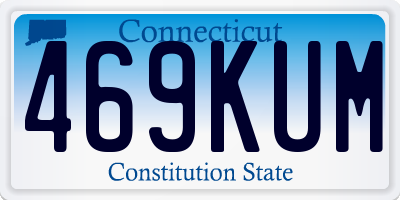 CT license plate 469KUM