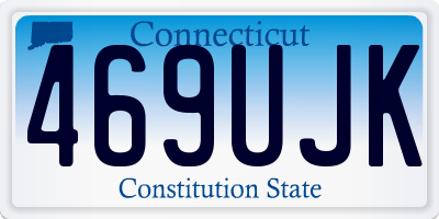 CT license plate 469UJK