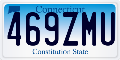 CT license plate 469ZMU