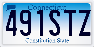 CT license plate 491STZ