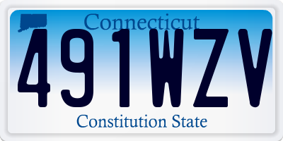 CT license plate 491WZV