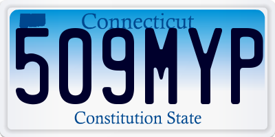 CT license plate 509MYP