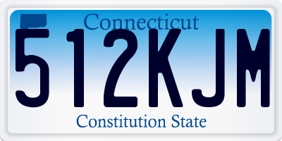 CT license plate 512KJM