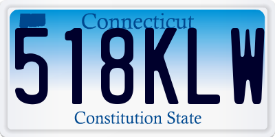 CT license plate 518KLW