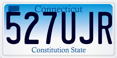 CT license plate 527UJR