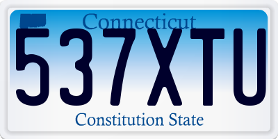 CT license plate 537XTU