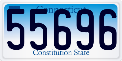 CT license plate 55696