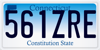 CT license plate 561ZRE