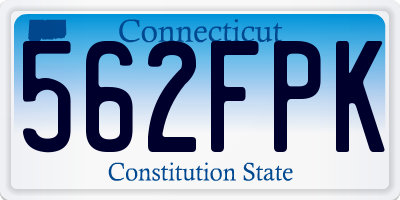 CT license plate 562FPK