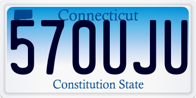 CT license plate 570UJU