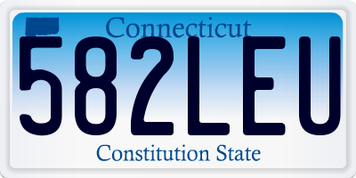 CT license plate 582LEU