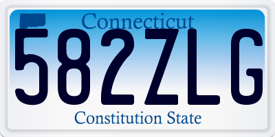 CT license plate 582ZLG