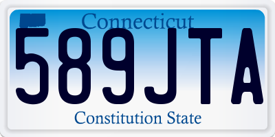 CT license plate 589JTA