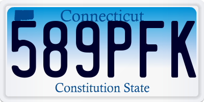 CT license plate 589PFK