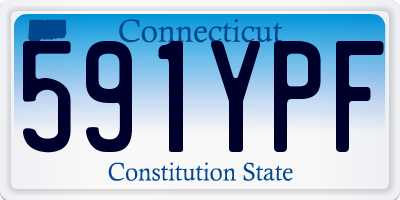 CT license plate 591YPF