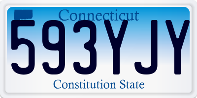 CT license plate 593YJY