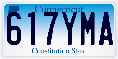 CT license plate 617YMA