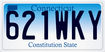 CT license plate 621WKY