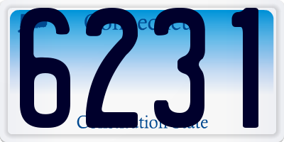 CT license plate 6231