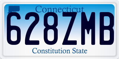 CT license plate 628ZMB