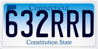 CT license plate 632RRD