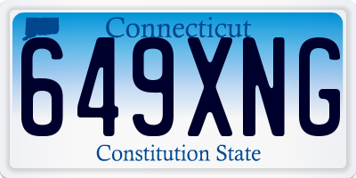 CT license plate 649XNG