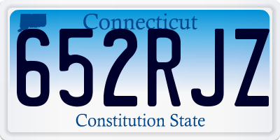 CT license plate 652RJZ