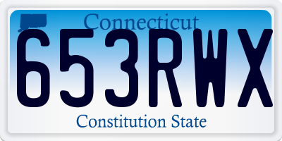 CT license plate 653RWX