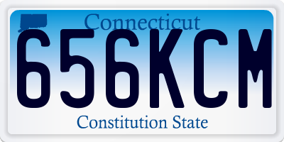 CT license plate 656KCM