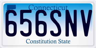 CT license plate 656SNV