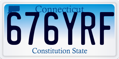 CT license plate 676YRF