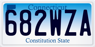 CT license plate 682WZA