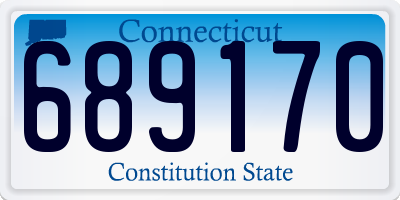 CT license plate 689170