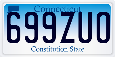 CT license plate 699ZUO