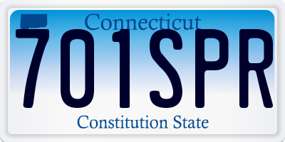 CT license plate 701SPR