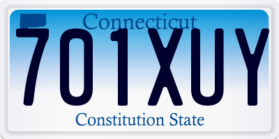 CT license plate 701XUY