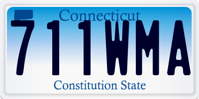 CT license plate 711WMA