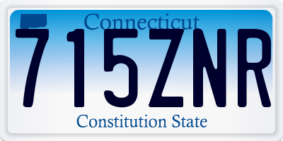 CT license plate 715ZNR