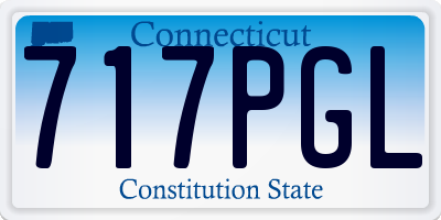 CT license plate 717PGL