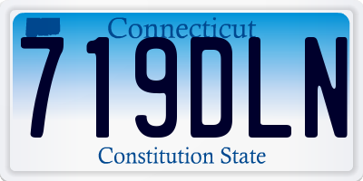 CT license plate 719DLN